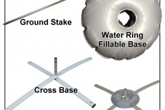 NYLON FLAG BASES-1