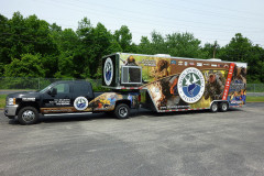 PARTIAL TRUCK AND FULL 5TH WHEEL CARGO TRAILER WRAP