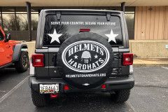 CONTOUR CUT VEHICLE DECALS & PRINTED TIRE COVER