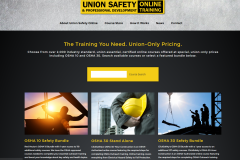 <a href="https://unionsafetyonline.com/" target=" blank"><b>Union Safety Online</b></a>  <ul><li>Providing over 2,000 union-essential, certified, online courses at special union-only prices</li></ul>